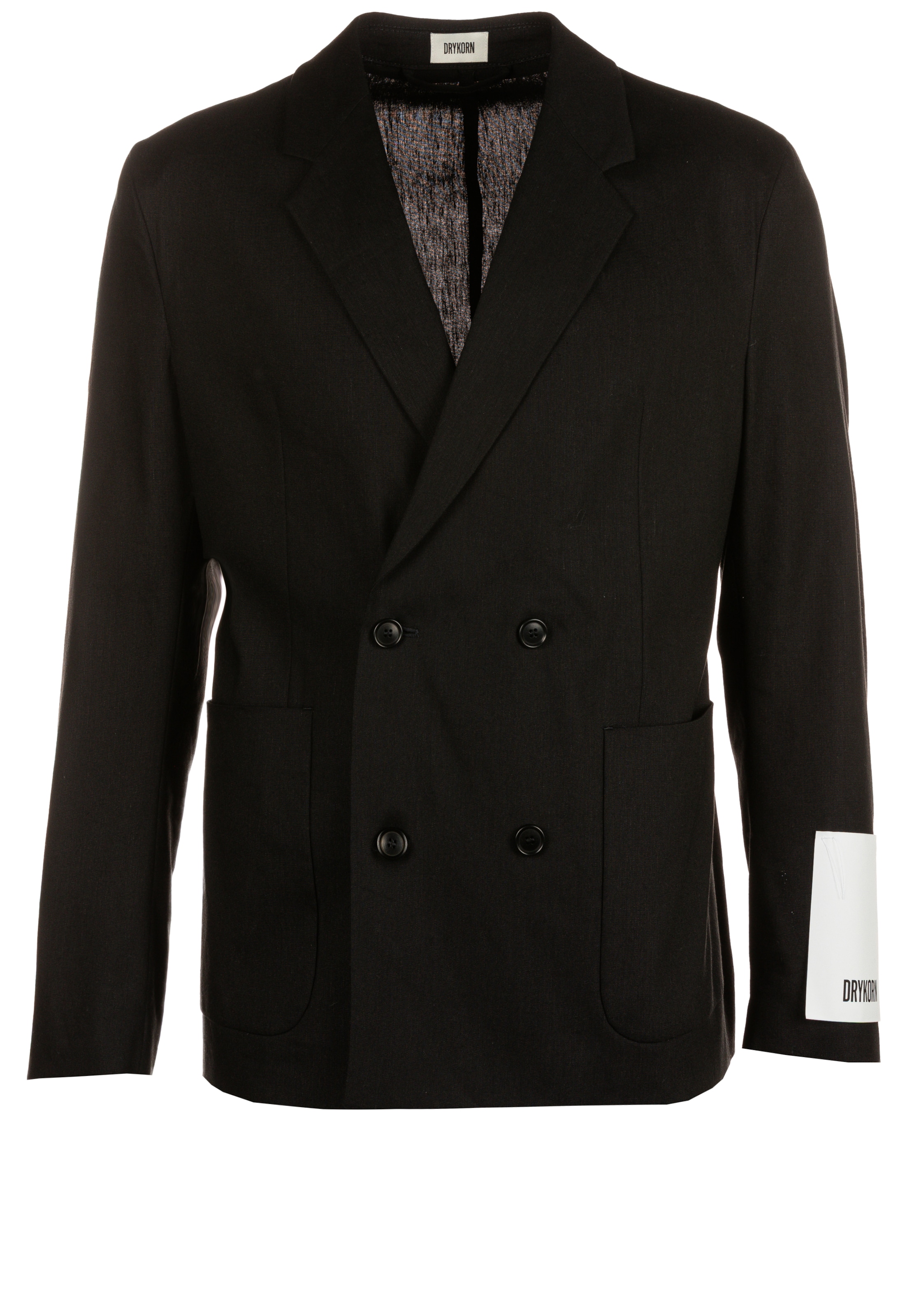 DRYKORN Regular fit Business Blazer 'Domaro ' in Black: front