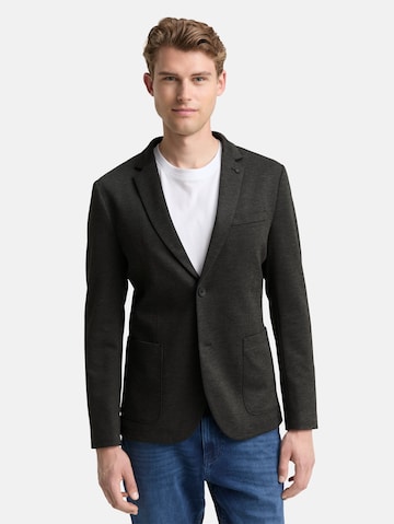 Coupe regular Veste de costume TOM TAILOR en noir : devant
