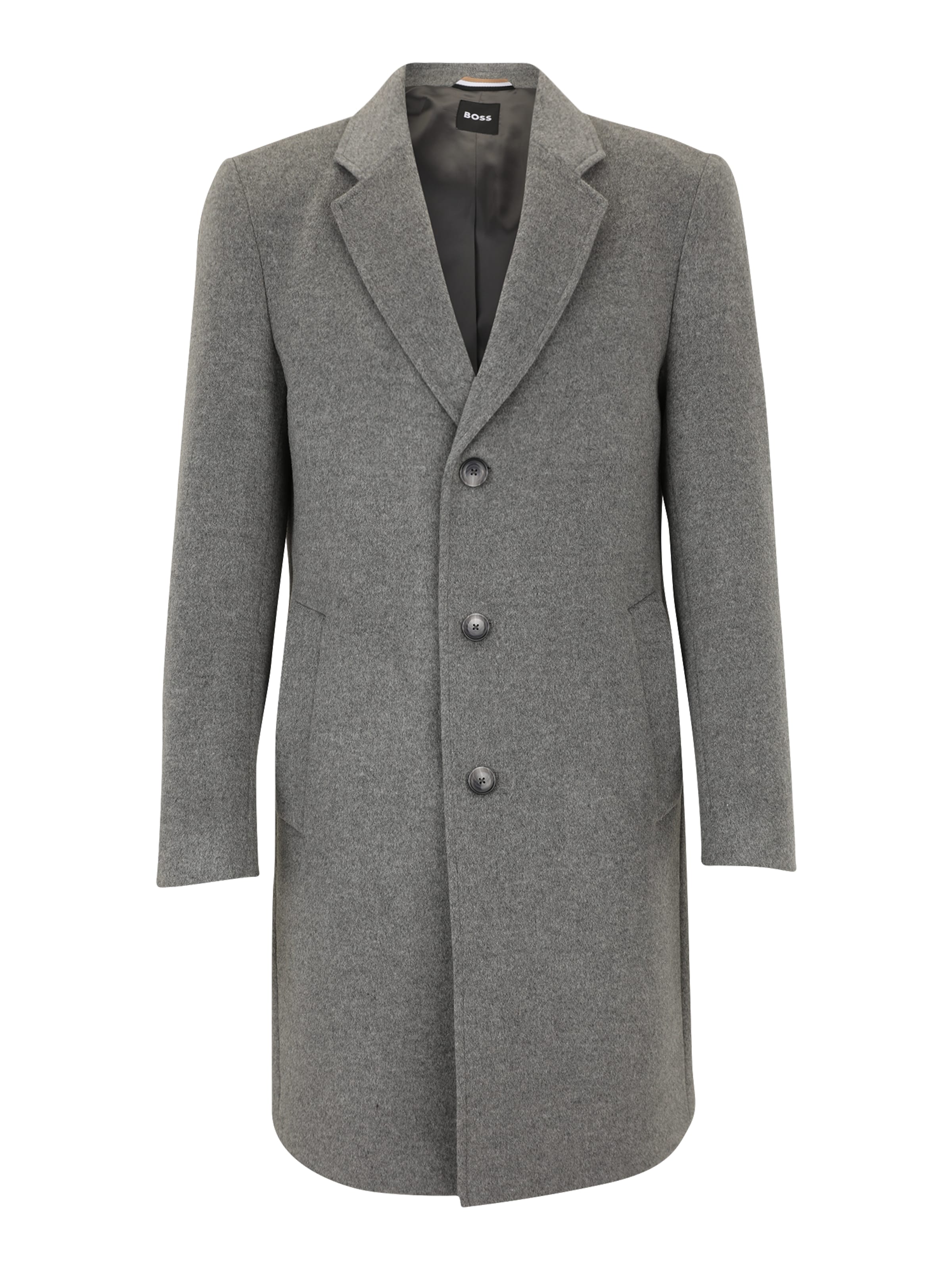 Cappotto di mezza stagione 'Hyde' di BOSS in grigio: frontale