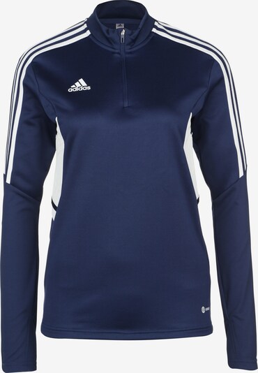 ADIDAS PERFORMANCE Sportsweatshirt 'Condivo 22' in dunkelblau / weiß, Produktansicht