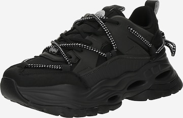 melns BUFFALO Zemie brīvā laika apavi: no priekšpuses