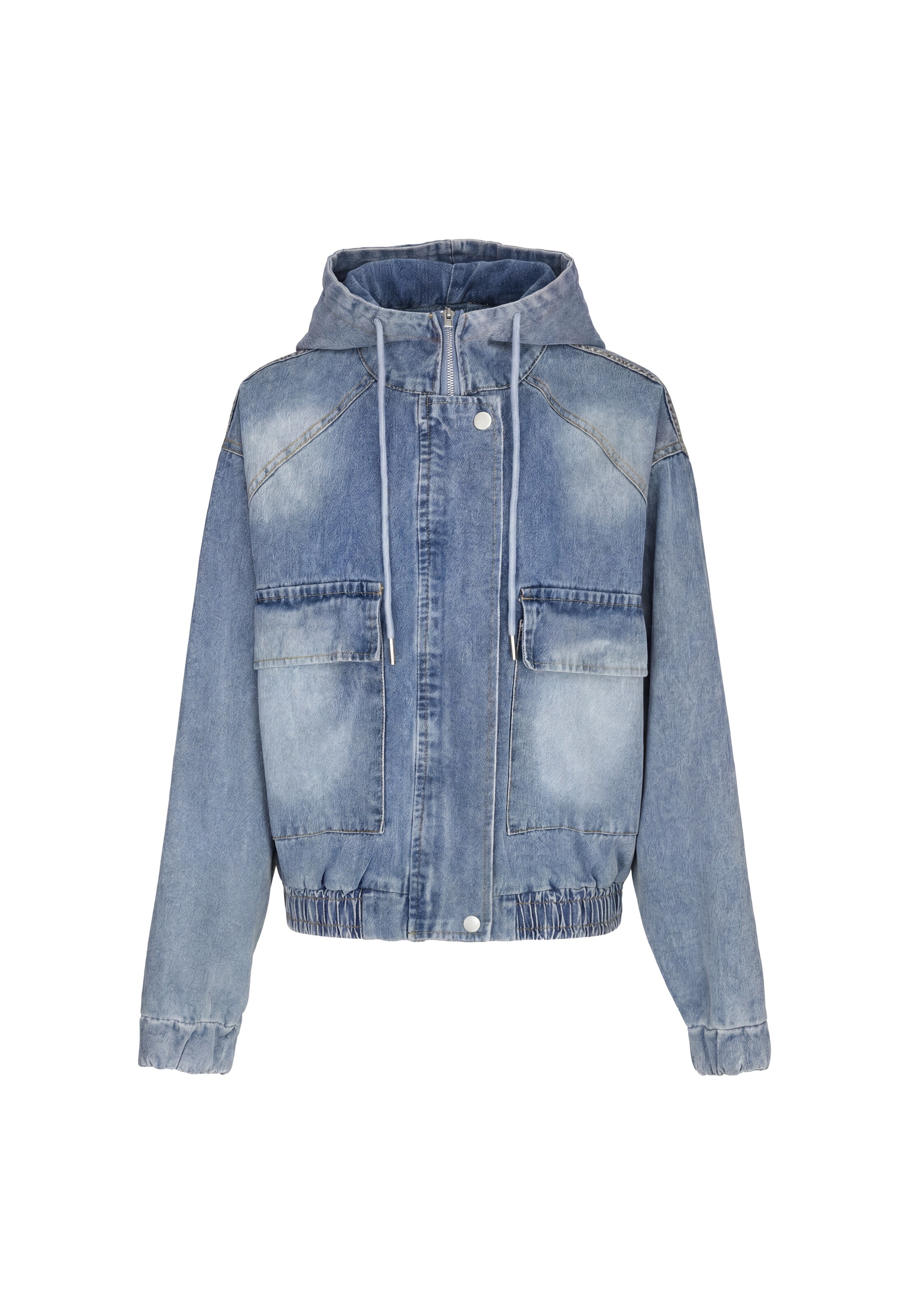 MYMO Between-Season Jacket in M in Blue, Item view