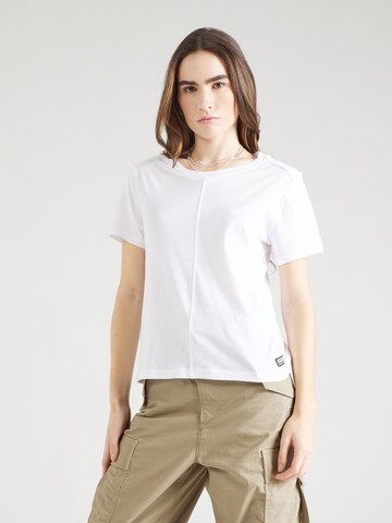 T-shirt G-Star RAW en blanc : devant