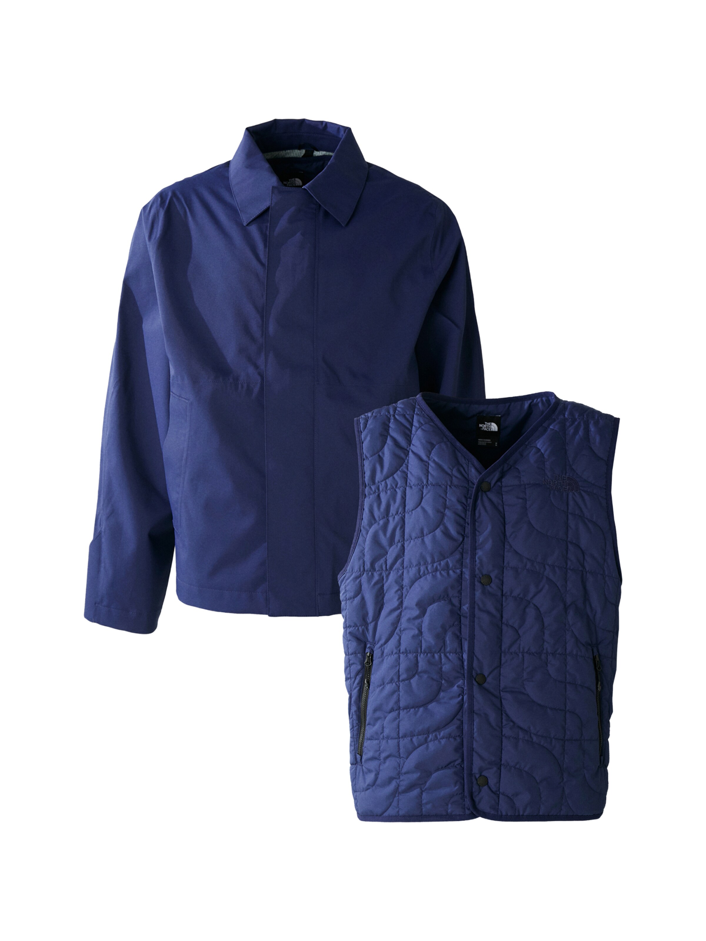 Veste outdoor THE NORTH FACE en bleu : devant