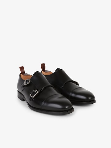 Pantofi cu șireturi de la Scalpers pe negru
