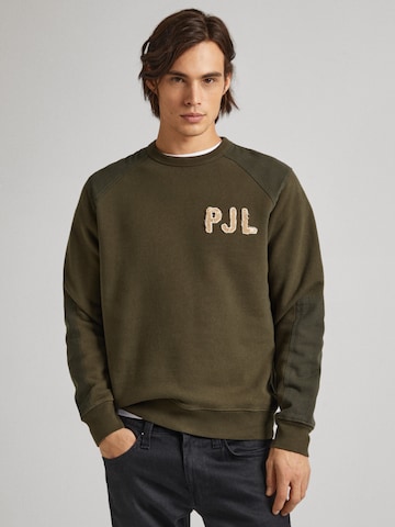 Pepe Jeans Sweatshirt 'Richard' in Green: front