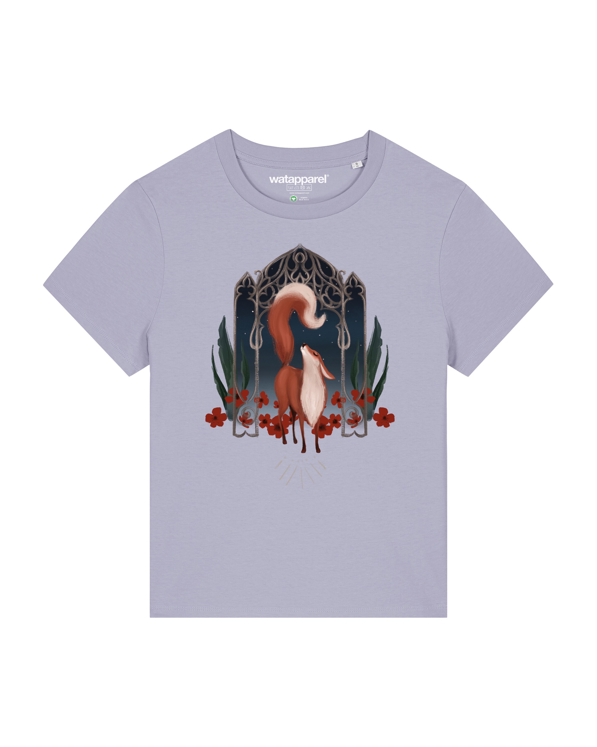 Watapparel Shirt in Lila: voorkant