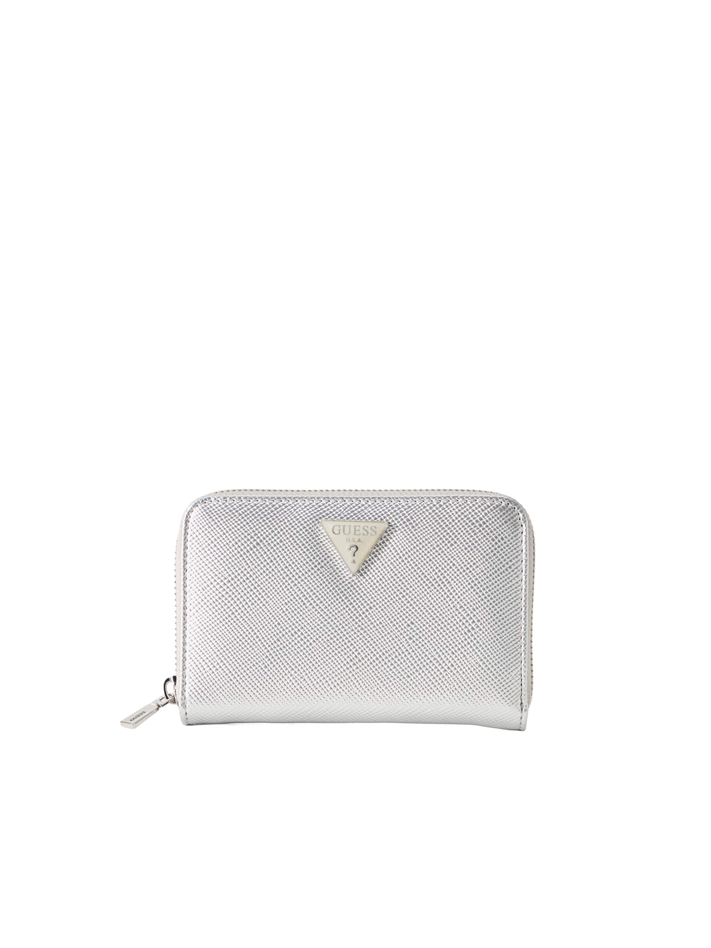 GUESS Denarnica 'ROSALBA' | srebrna barva: sprednja stran