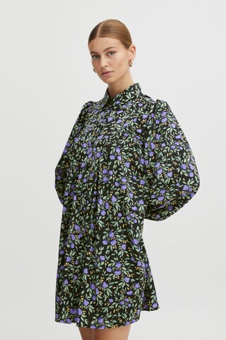Robe-chemise 'Liv' ICHI en mélange de couleurs : devant