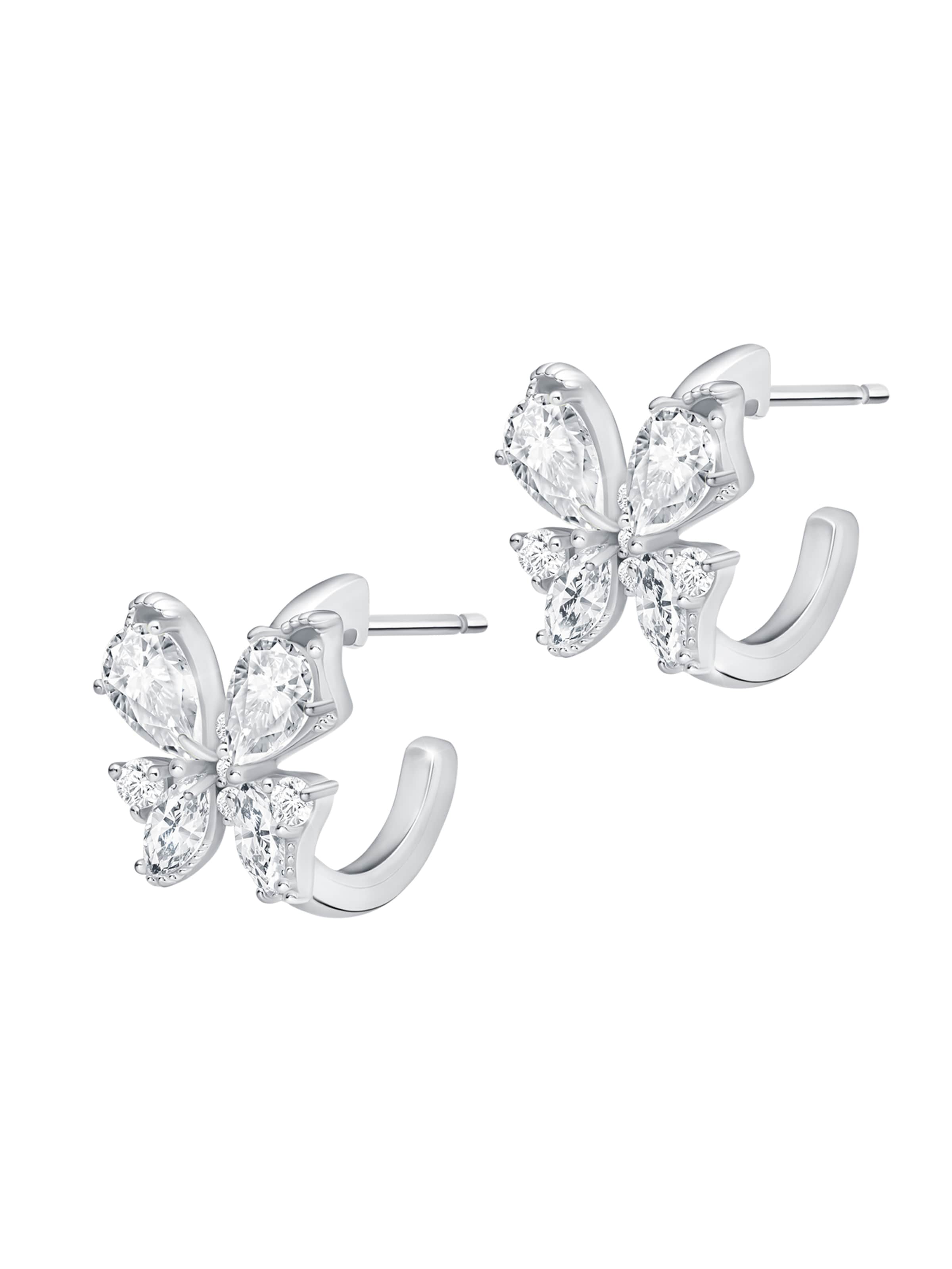 Leis Ohrringe in Silber: Vorderseite