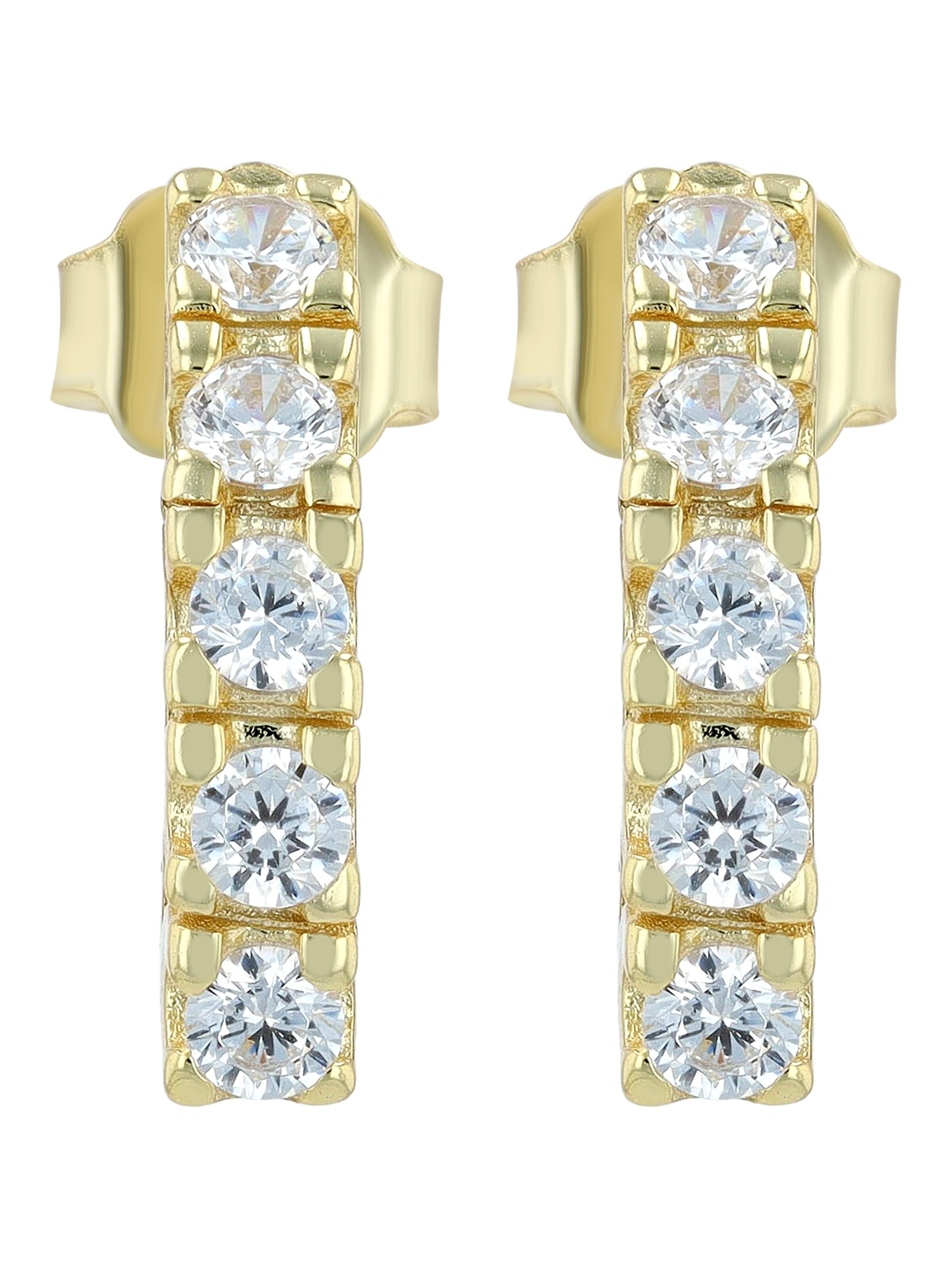 Akzent Earrings 'langlebig' in Gold: front