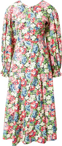 Robe-chemise Warehouse en mélange de couleurs : devant