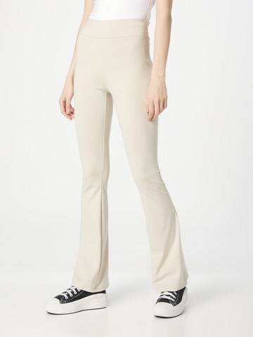 évasé Leggings Urban Classics en beige : devant