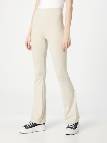 Urban Classics Flared Leggings in Beige: front