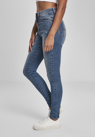 Urban Classics Skinny Jeans in Blau