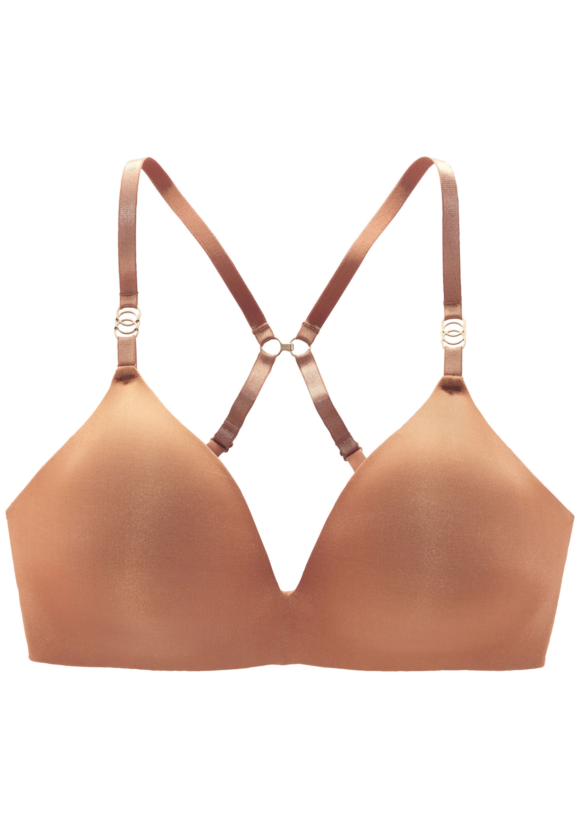 LASCANA Push-up BH in Braun: Vorderseite