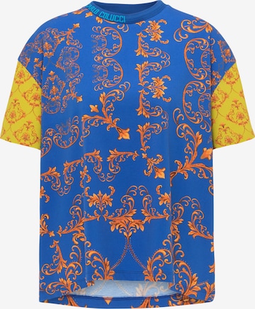 T-shirt 'Ciresa' Carlo Colucci en bleu : devant