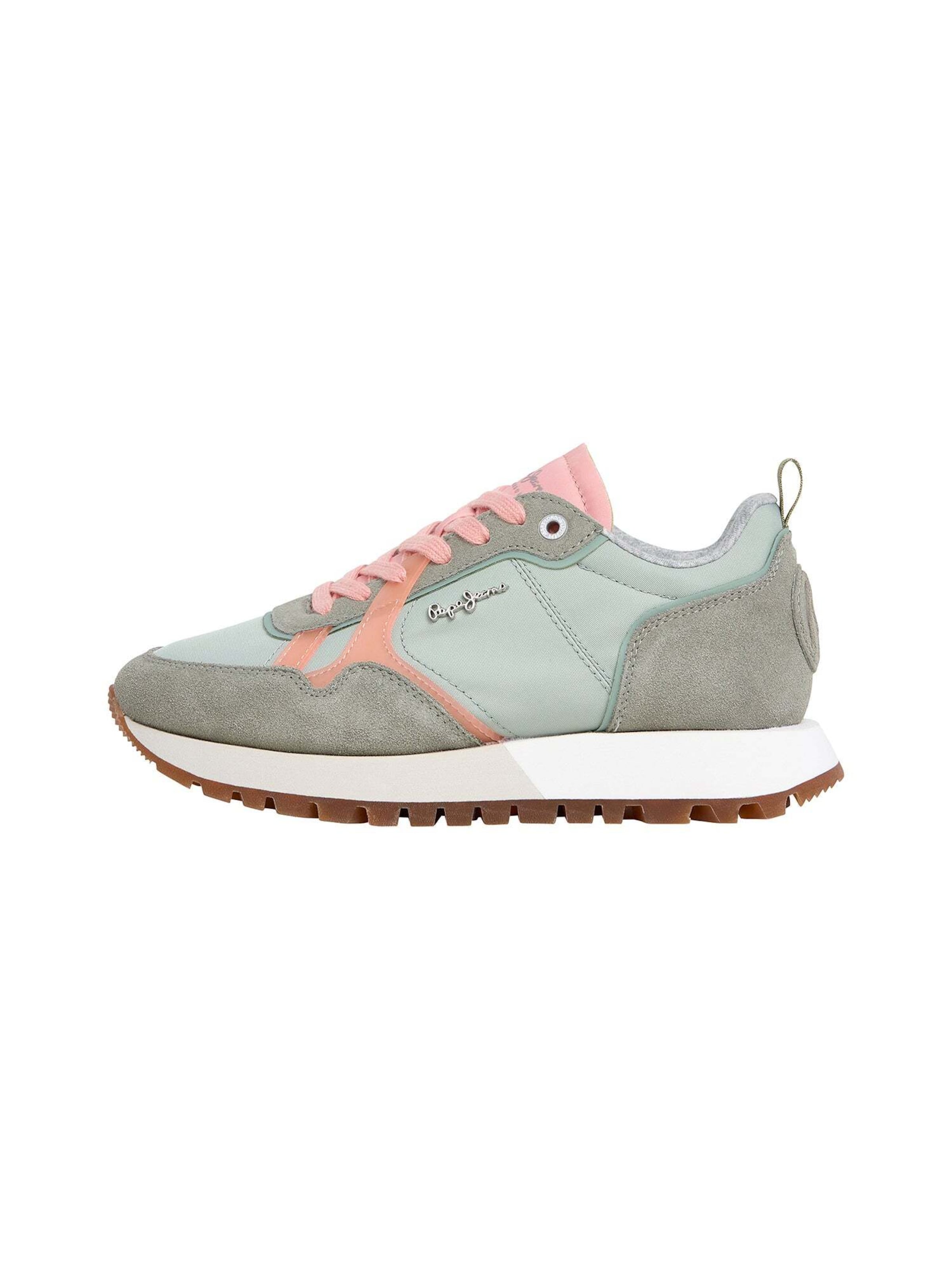 Pepe Jeans Platform trainers 'Ari Snug' in Green: front