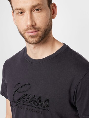 GUESS Shirt 'Barry' in Schwarz