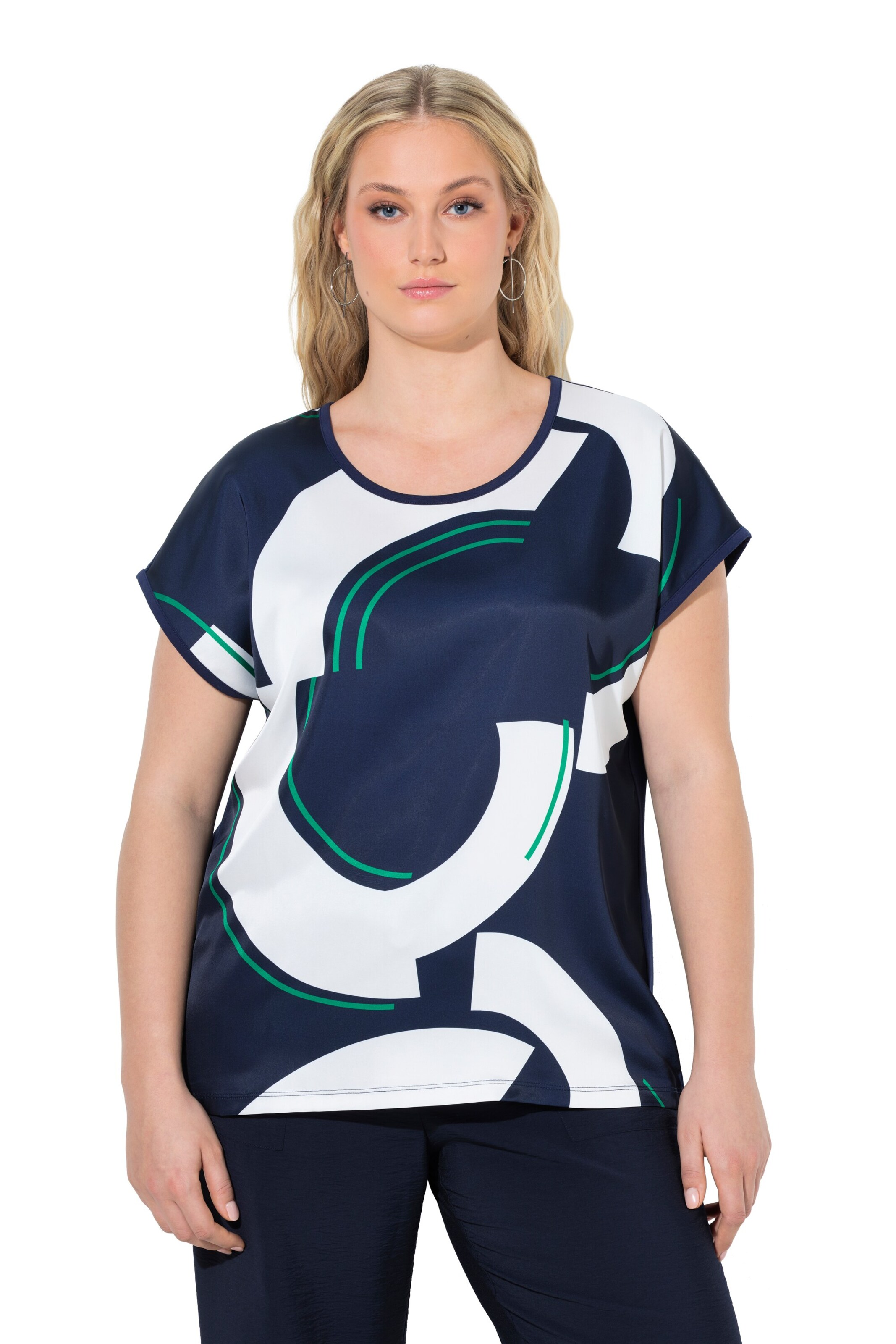 Ulla Popken Shirt in Blue: front