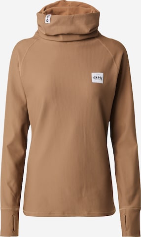 Eivy Performance Shirt 'Icecold Gaiter' in Brown: front