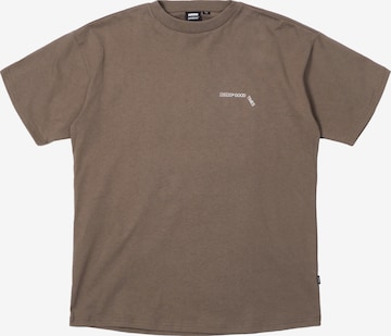 Dr. Denim Koszulka 'Trooper' w kolorze brązowy: przód