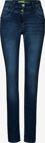 CECIL גזרת סלים ג'ינס בכחול: מלפנים