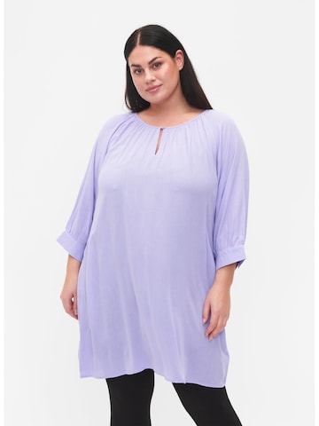 Zizzi Tuniek 'Erose' in Lila: voorkant