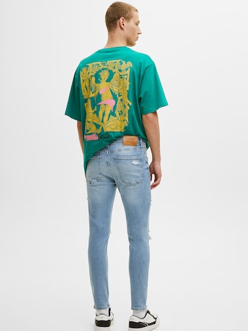 Pull&Bear Regular Jeans in Blau