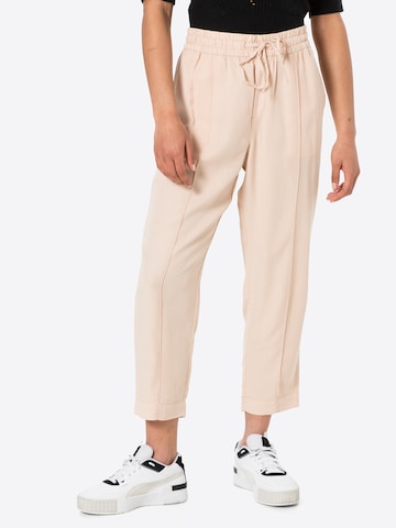 GAP Loose fit Trousers with creases 'VERSATILE' in Orange: front