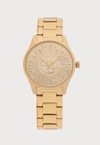 GUESS Analog klocka 'Celestial' i guld: framsida