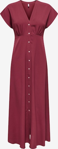 ONLY Shirt dress 'ONLNova' in Red: front