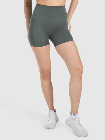 Smilodox Slimfit Sportbroek ' Lavina ' in Groen: voorkant