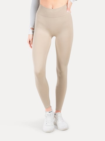 Skinny Leggings 'Cetrina' Smilodox en gris : devant