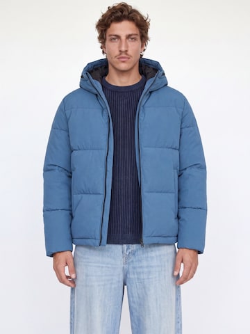 JACK & JONES Vinterjacka 'JJGALAXY' i blå: framsida