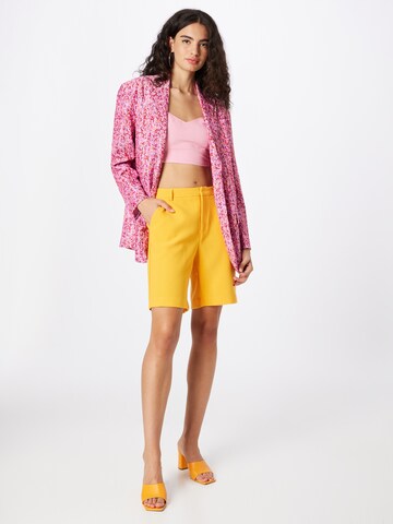 Moves Regular Trousers in Yellow