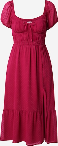 HOLLISTER Jurk in Rood: voorkant