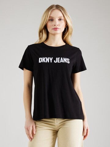 T-shirt DKNY en noir : devant