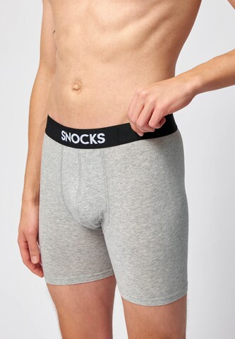 SNOCKS Boxershorts in Grau