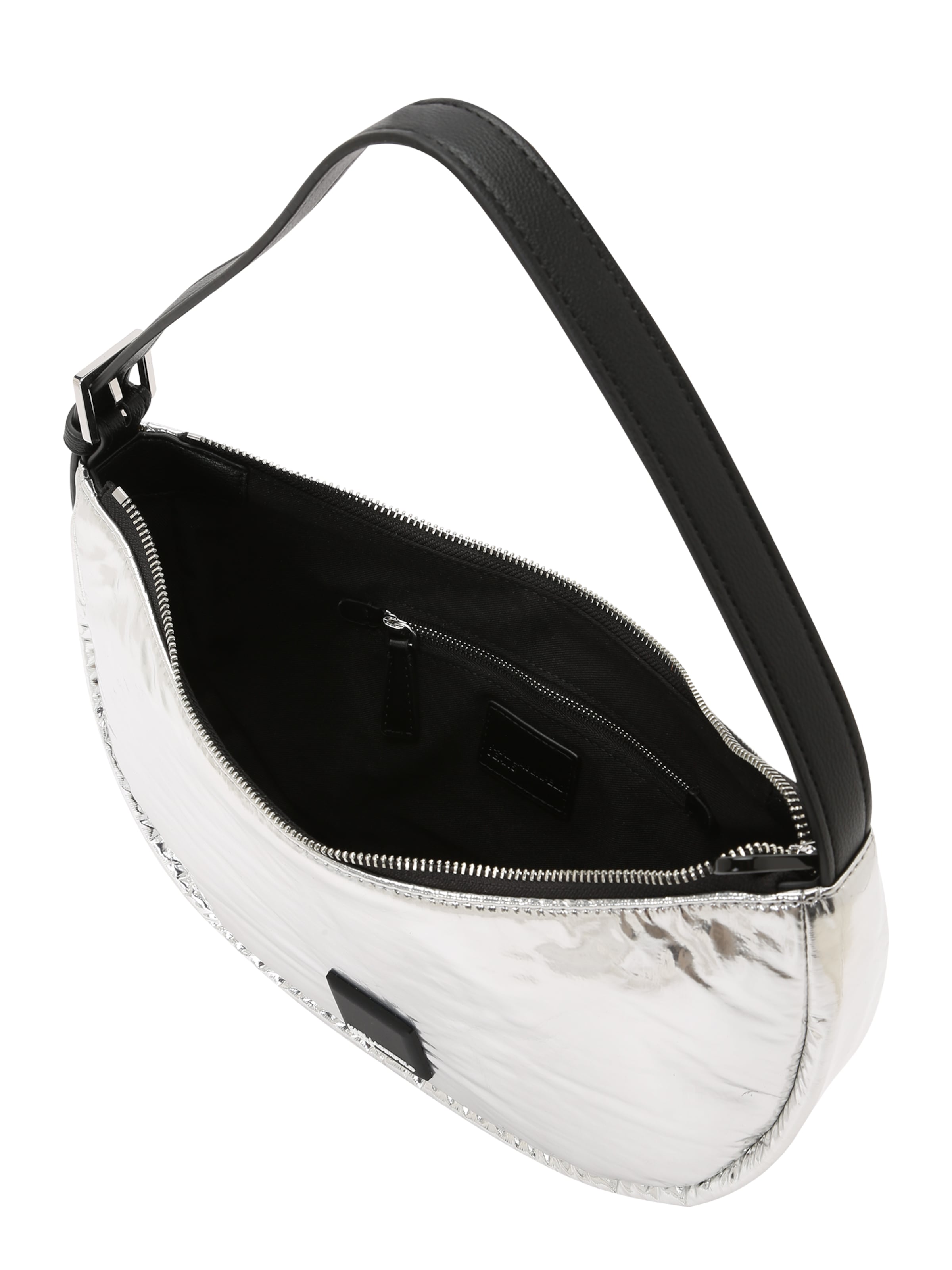 KARL LAGERFELD JEANS Taška přes rameno – stříbrná