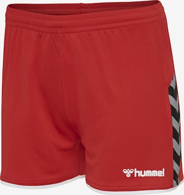 Regular Pantalon de sport 'Poly' Hummel en rouge