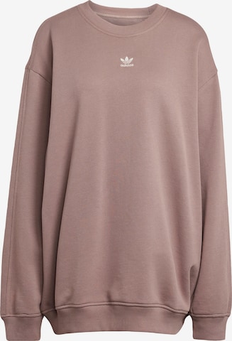 Felpa 'Essentials' di ADIDAS ORIGINALS in marrone: frontale