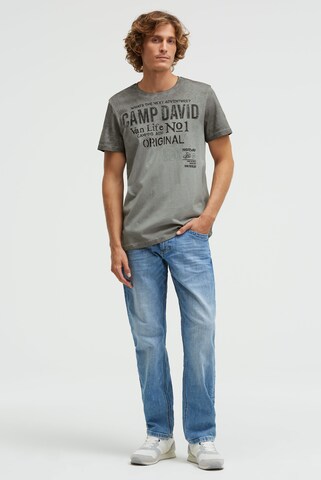 CAMP DAVID Shirt in Grey