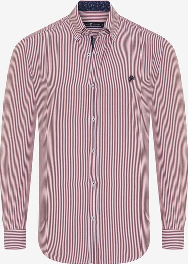 DENIM CULTURE Button Up Shirt 'Dean' in Navy / Burgundy / Off white, Item view
