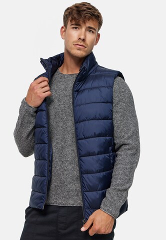 INDICODE JEANS Weste 'Gibbon' in Blau
