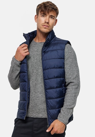 INDICODE JEANS Bodywarmer 'Gibbon' in Blauw