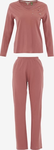 Organication Pyjama in Pink: Vorderseite