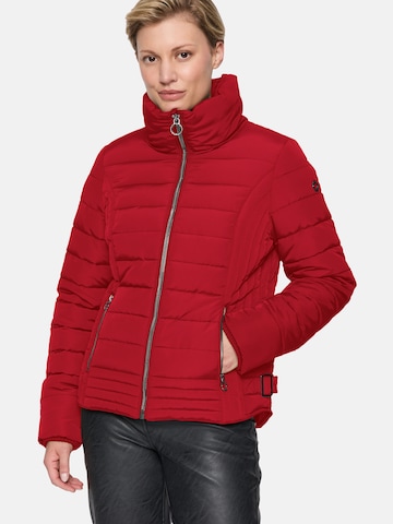 Covered Winter Jacket 'RONJA 2' in Red: front