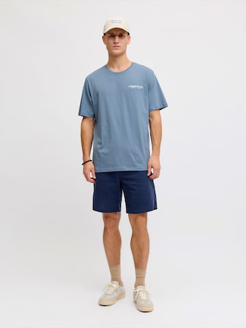 JJ Rebel Tričko 'JREBZACK' - Modrá