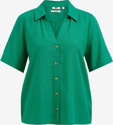 WE Fashion Blouse in Green: front